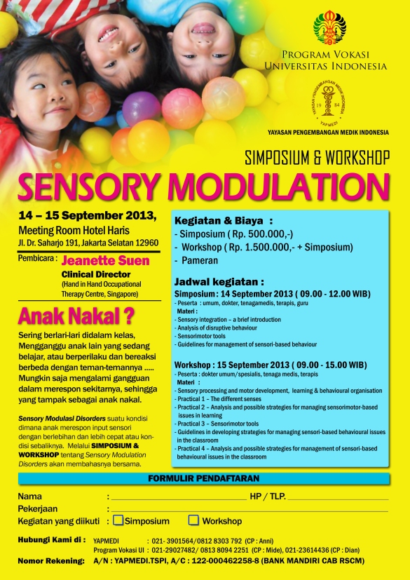 Simposium dan Workshop Sensory Modulation